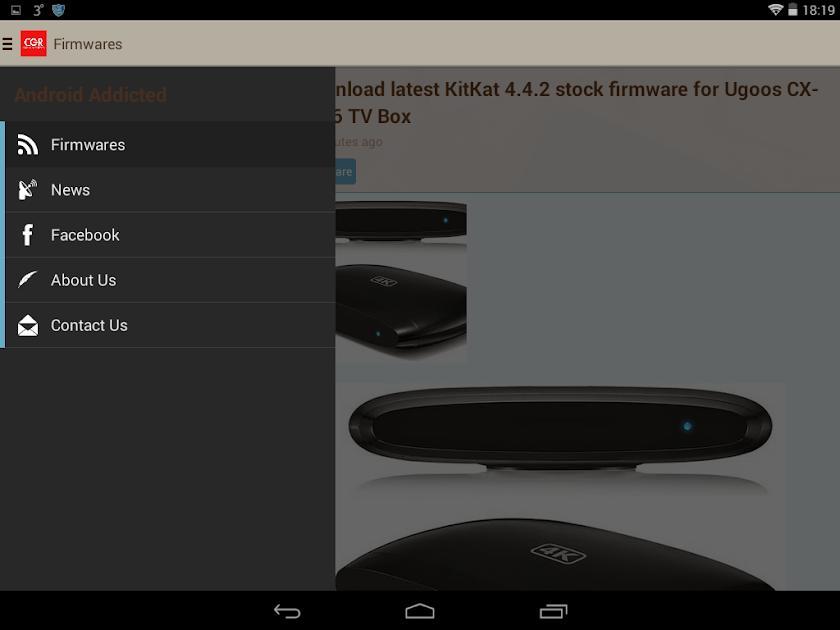 Download Android Firmwares Screen 2