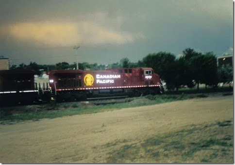 Canadian Pacific C44-9W #8559 in Minot, North Dakota in July 1999