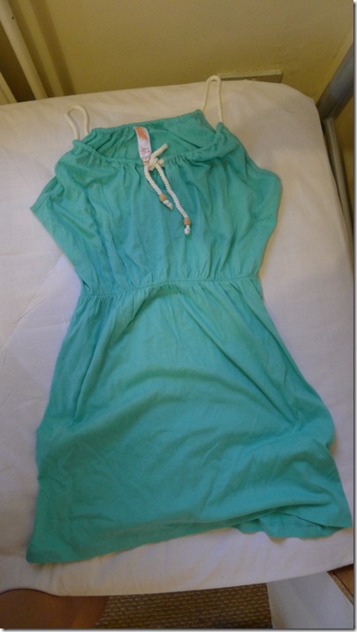 turquoise mini dress
