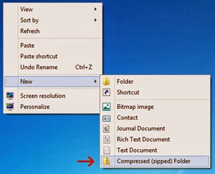 create compressed file