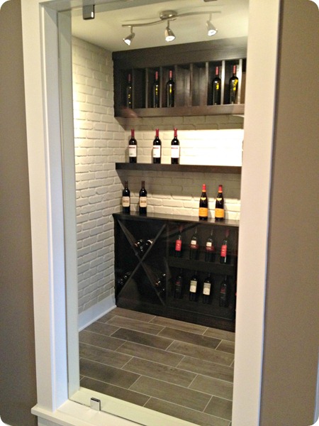 basement wine room