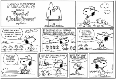 1974-06-09 Snoopy's first appearance as the world famous Beagle Scout