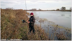 На рыбалке под Астраханью.