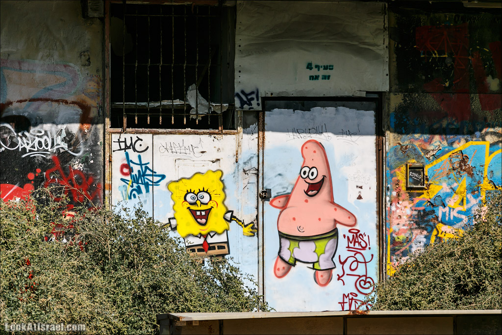 Тель Авивские граффити. LookAtIsrael.com - Фото путешествия по Израилю