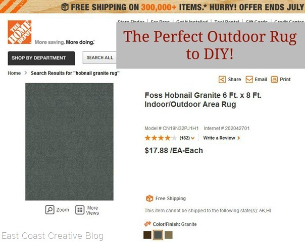 cheap outdoor rug