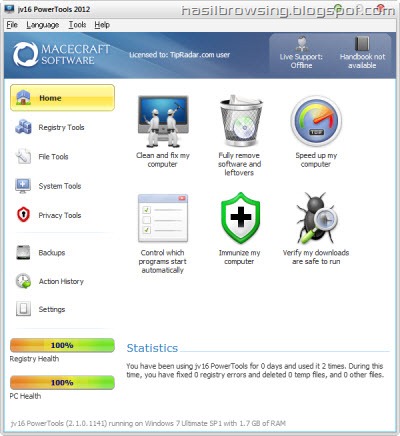 Jv16 Power tool 2012 screenshot