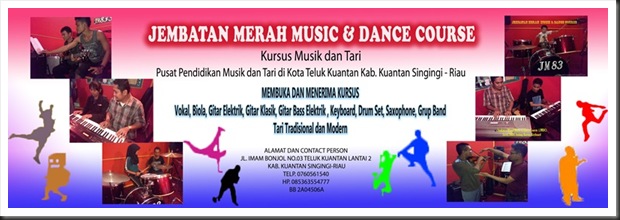 Banner Jembatan Merah Music & Dance Course (JMMDC)