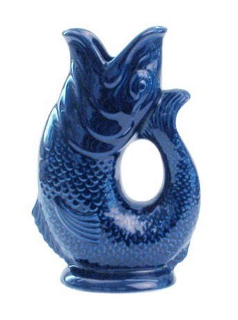 blue fish pitcher