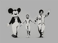 Banksy - Consumismo - Napalm - Disney e McDonalds