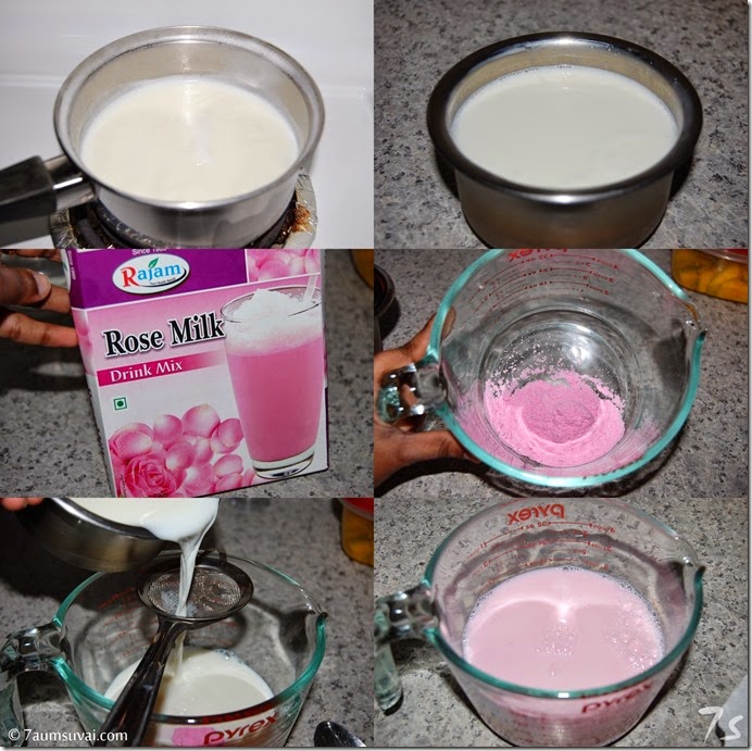 Rose milk process