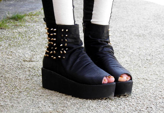 OASAP STUDDED BOOTS
