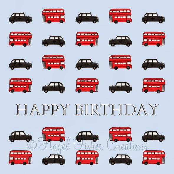 Birthday Card bus and taxi Phoenix published work 3