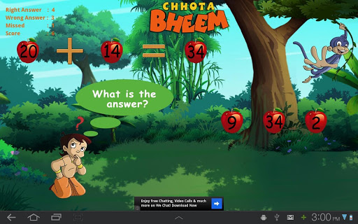 Quick Math with Bheem