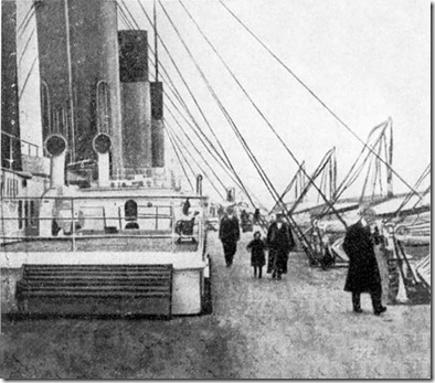 Second Class Passengers on the Titanic at Cobh