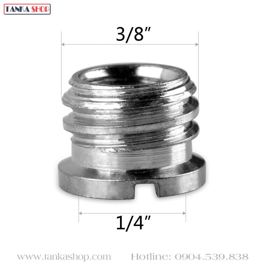 ốc chuyển đổi ren 1/4 sang 3/8 inch cho máy ảnh ốc chuyển đổi ren 1/4 sang 3/8 inch cho máy ảnh