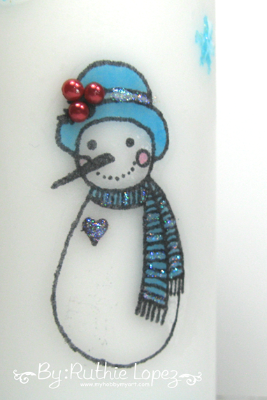 Color Paws - Navidad -Vela decorada - Ruthie Lopez 3