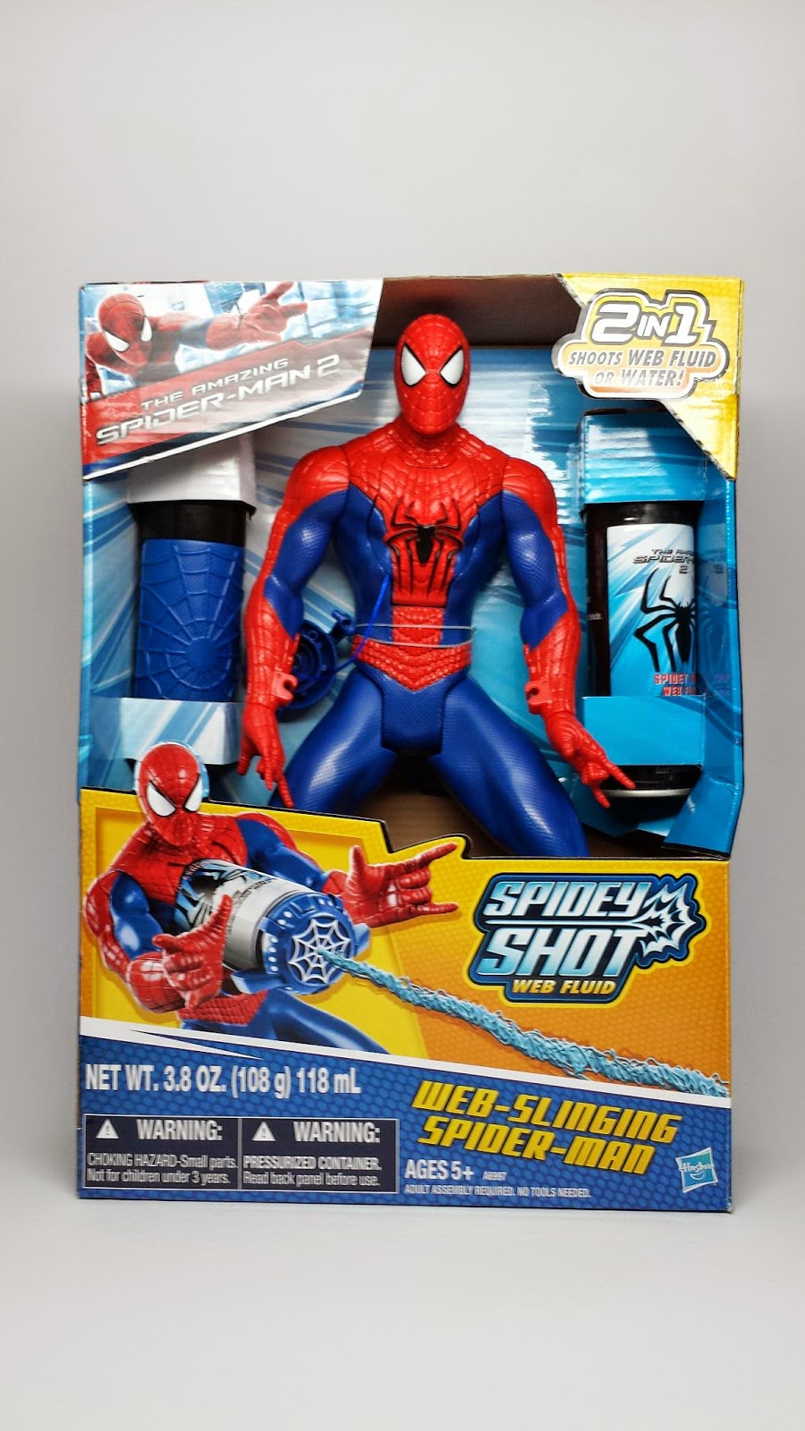 web slinging spider man toy