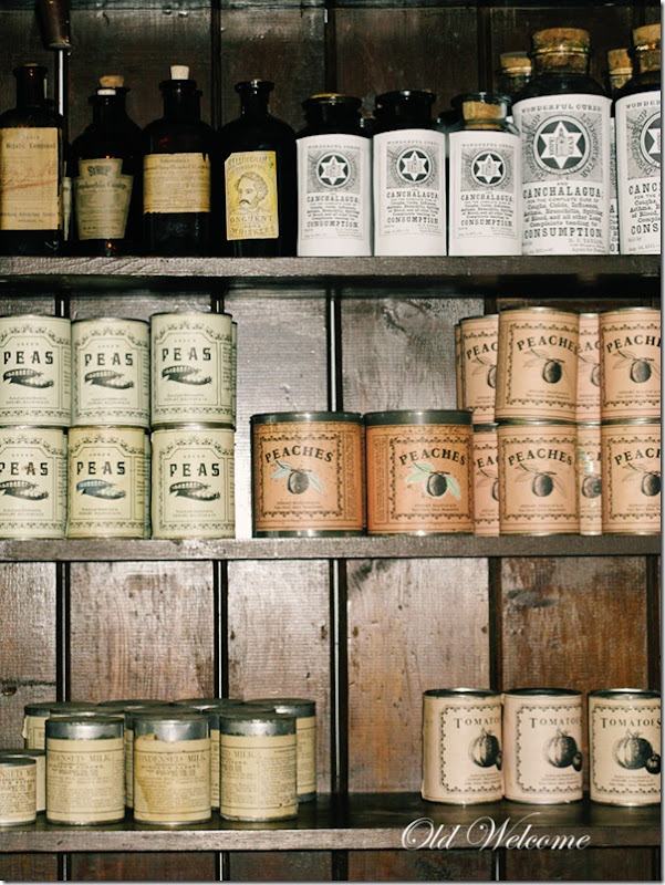 colonial style canned goods harpers ferry wv old welcome
