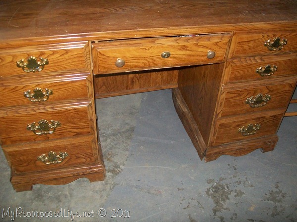 repurposed desk to chest
