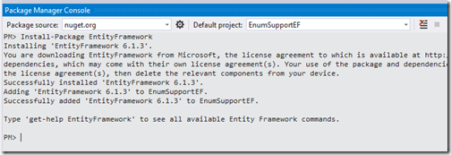 install-entity-framework-nuget-package