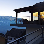 view from cafe guflina in Vaduz, Liechtenstein 