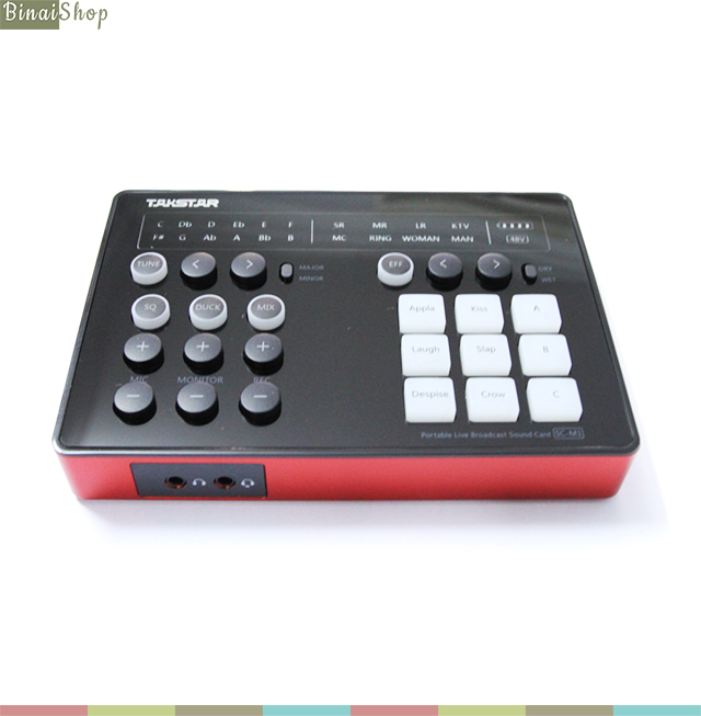 Soundcard hát karaoke livestream Takstar SC-M1