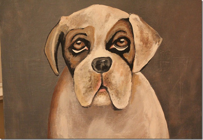 bulldog amanda painted