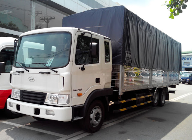 Xe tải 13,5 tấn hyundai hd210 thùng bạt