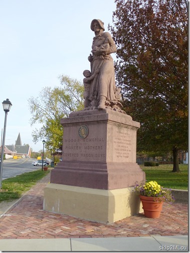 Oct 30, 2012: Our 3rd Madonna of the Trail - Vandalia, IL