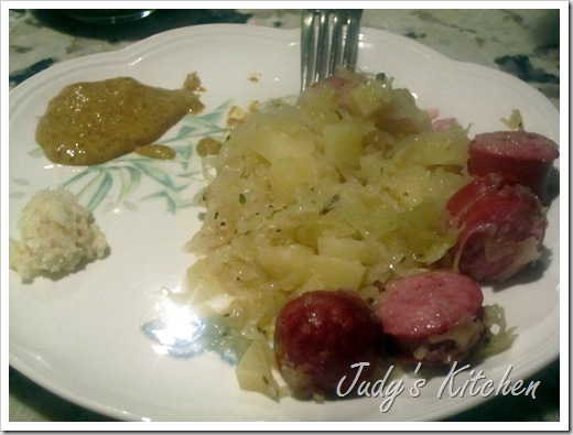 grandpa's sauerkraut & kielbasa