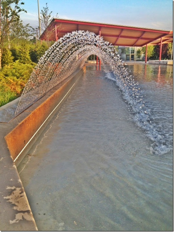 water at the Newmarket Arena HDR