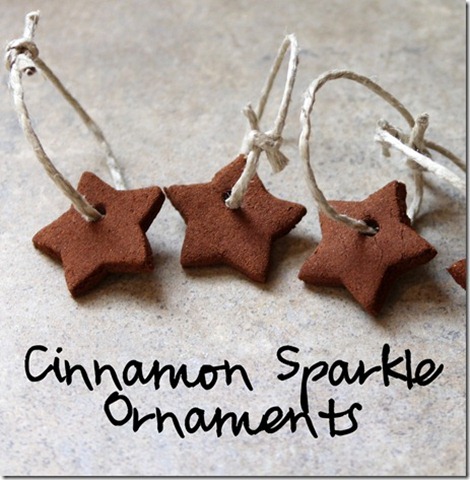 cinnamon sparkle ornaments
