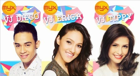 Diego, Erica and Tippy - New MYX VJs