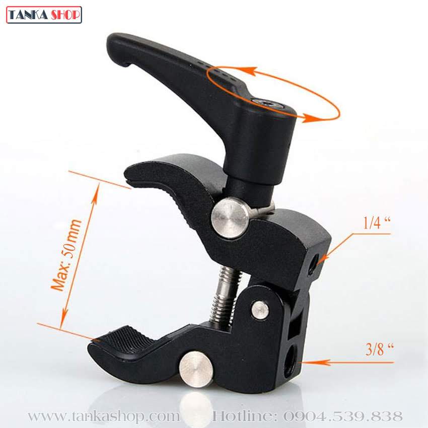 giá kẹp điện thoại gắn tripod