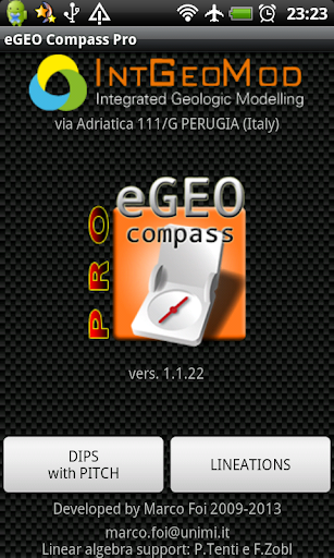 eGEO Compass ProDEMO IntGeoMod