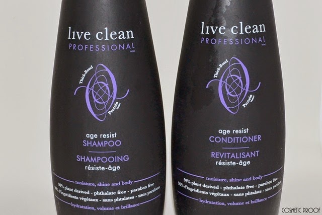 Live Clean Age Resist Age Shampoo and Conditioner Review