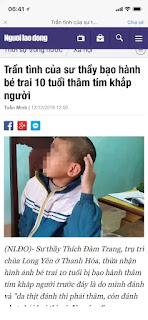 Khốn nạn chồng lên khốn nạn: Giáo hội Phật Giáo Thanh Hoá cố tình đổi trắng thay đen vụ cháu bé bị xà nữ Đàm Trang hành hạ! Khốn nạn chồng lên khốn nạn: Giáo hội Phật Giáo Thanh Hoá cố tình đổi trắng thay đen vụ cháu bé bị xà nữ Đàm Trang hành hạ!