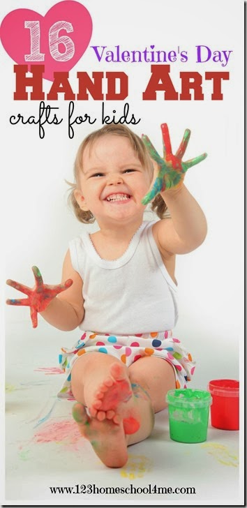 Valentines Day Crafts for Kids - 16 adorable hand art projects for kid to make! LOVE these! Valentines Day Crafts for Kids - 16 adorable hand art projects for kid to make! LOVE these!