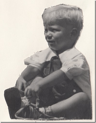 Jan Albert Iverson in 1938 - 2 Years Old