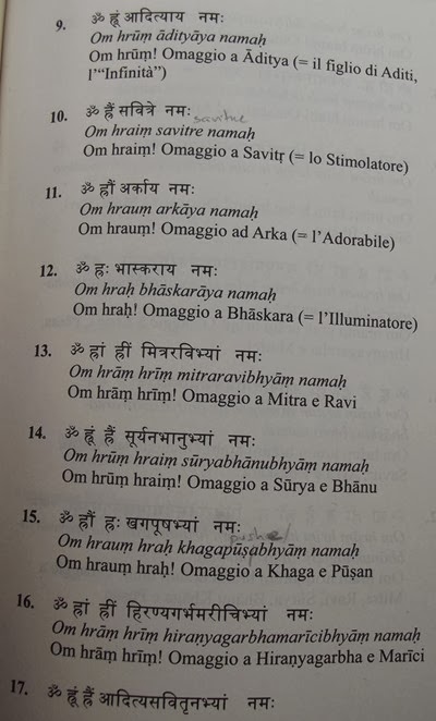 Surya Namaskarah - mantra2