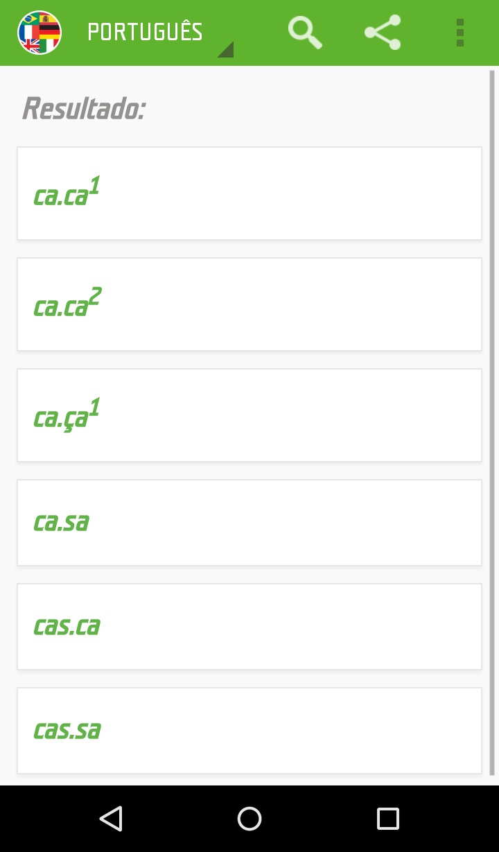 Dicionário Multi Idiomas Plus Screen 3