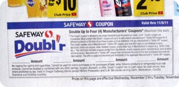 Think N Save Double Coupons At Safeway
