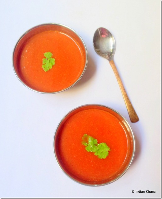 Tomato shorba soup recipe
