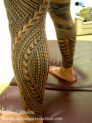 samoan tattoos by michael fatutoa aka' samoan mike