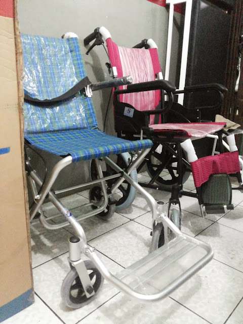 Kursi roda travelling dan alumunium murah di cibubur