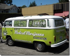 Medical marijuana van