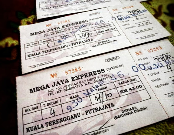 HARGA TIKET BAS OKTOBER 2013