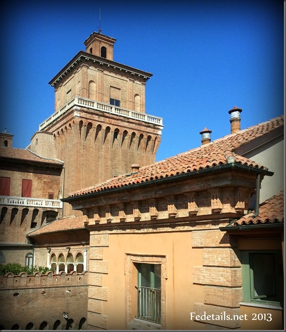 Castello Estense views, Ferrara, Italy, Photo2