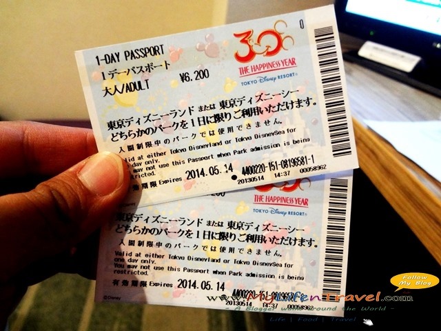 Tokyo disneysea ticket