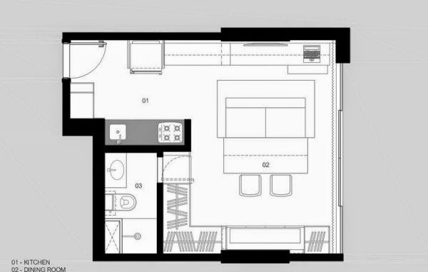 30m2 brazil aparterment  nhà hẹp 30 m2